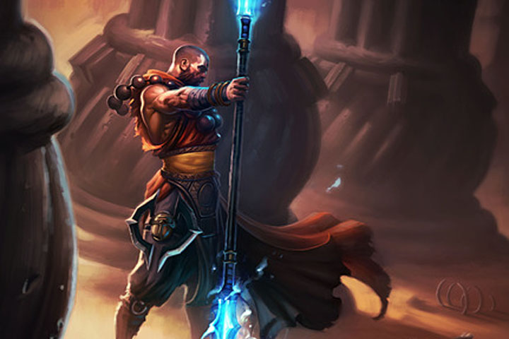 Build Moine PoJ Tempest Rush en saison 28 sur Diablo 3, sorts, stuff et cube de Kanaï