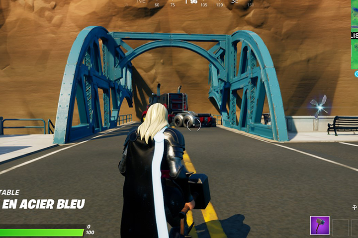 Fortnite : Danser sur les 5 ponts de différentes couleurs en une seule partie, défi semaine 13, XP à gogo