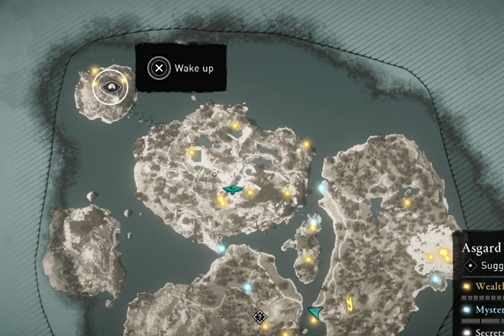 Quitter Asgard sur AC Valhalla, comment partir ?