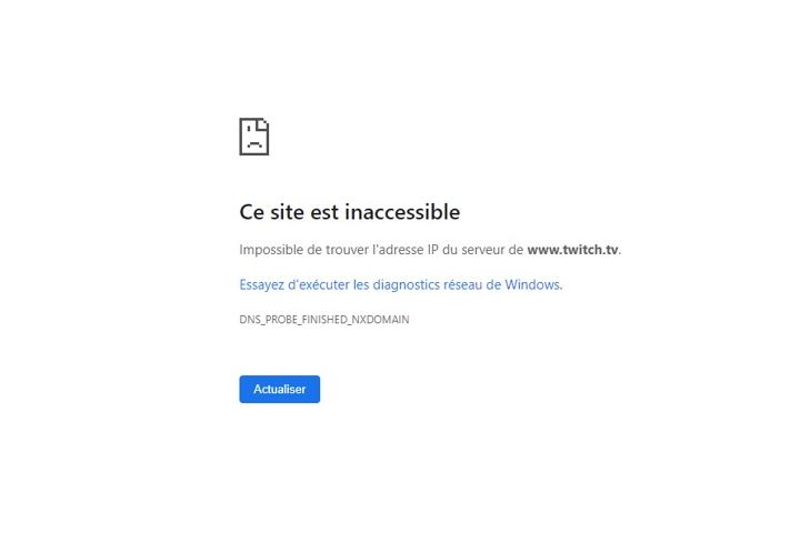 Panne Twitch et serveur DNS, comment régler le problème de Twitch down ?