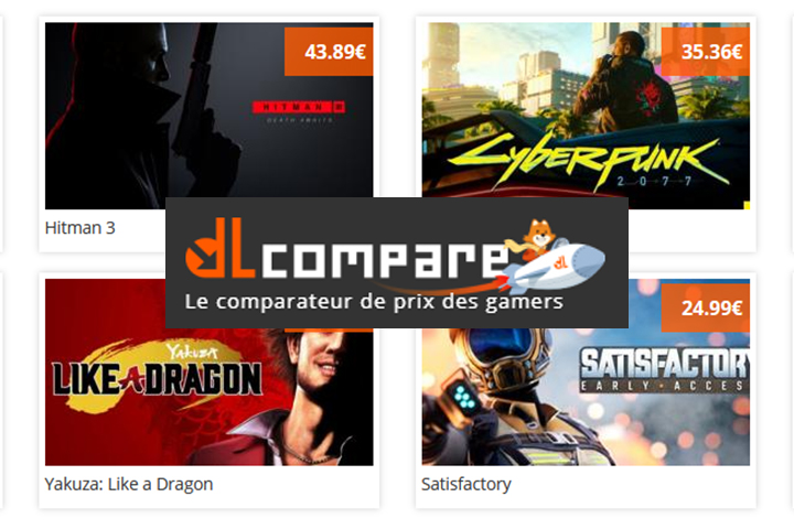 Jeux vidéo pas chers, achetez via DLCompare