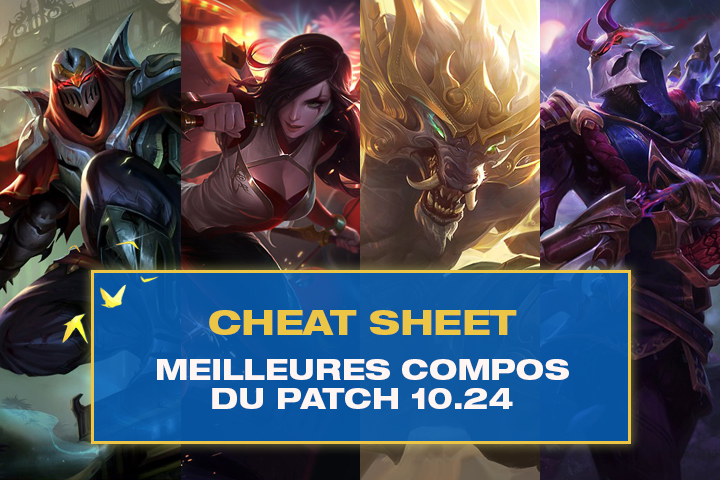 TFT : Cheat sheet des meilleures compos du patch 10.24
