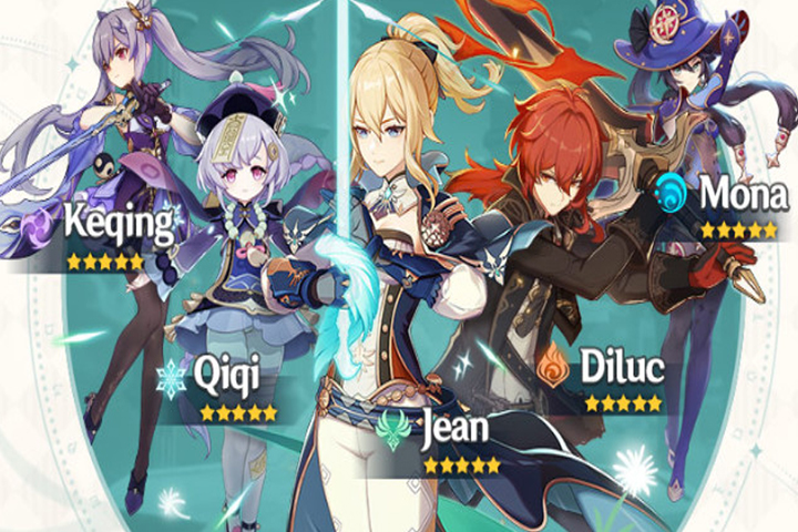 Personnages 5 étoiles Genshin Impact, comment les obtenir ?