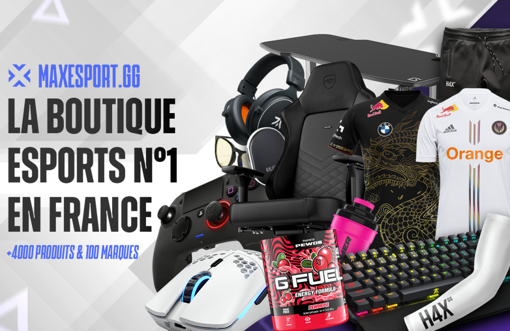 MaxEsport : la boutique esport numéro un en France