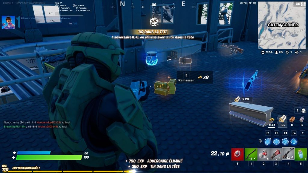 Fortnite : Collecter des lingots d’or, défi noël saison 5