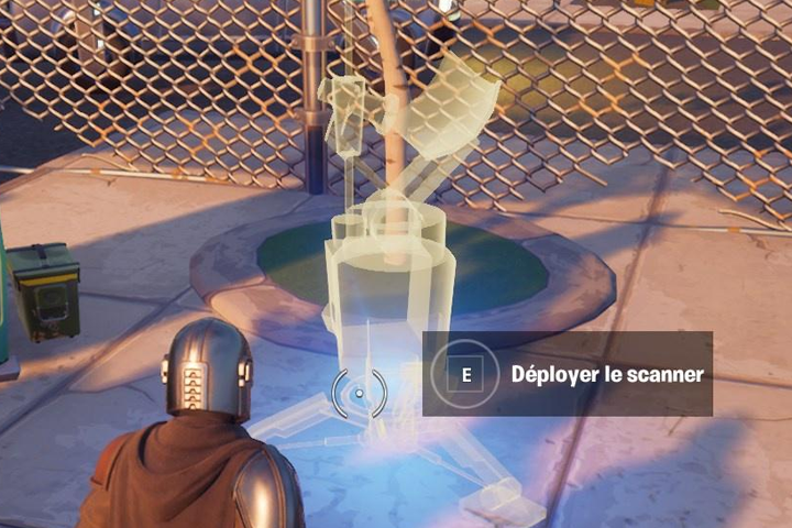 Fortnite : Déployer des scanners près de Retail Row, quête saison 5