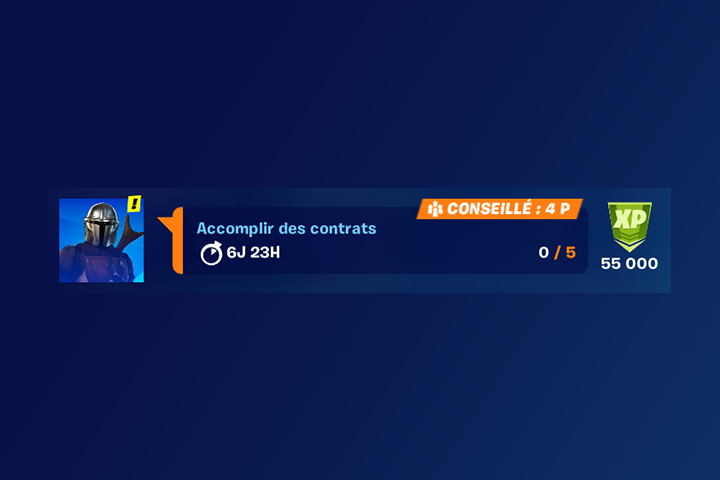 Fortnite : Accomplir une quête de niveau légendaire, quête saison 5