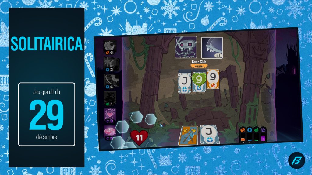 Solitairica, jeu gratuit de l’Epic Games Store du 29 décembre