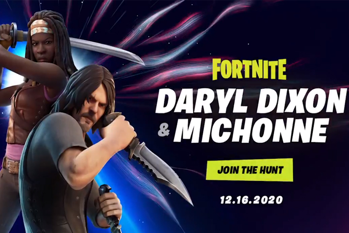 Daryl Dixon et Michonne dans Fortnite, Walking Dead arrive dans le jeu
