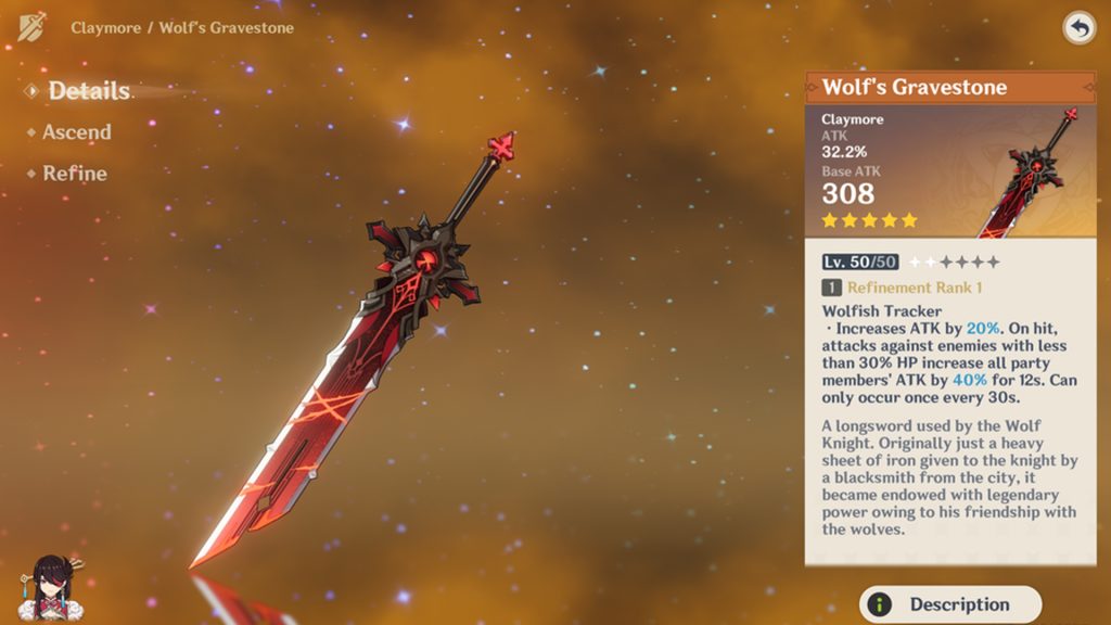 Mort du loup Genshin Impact, comment obtenir l’arme ?