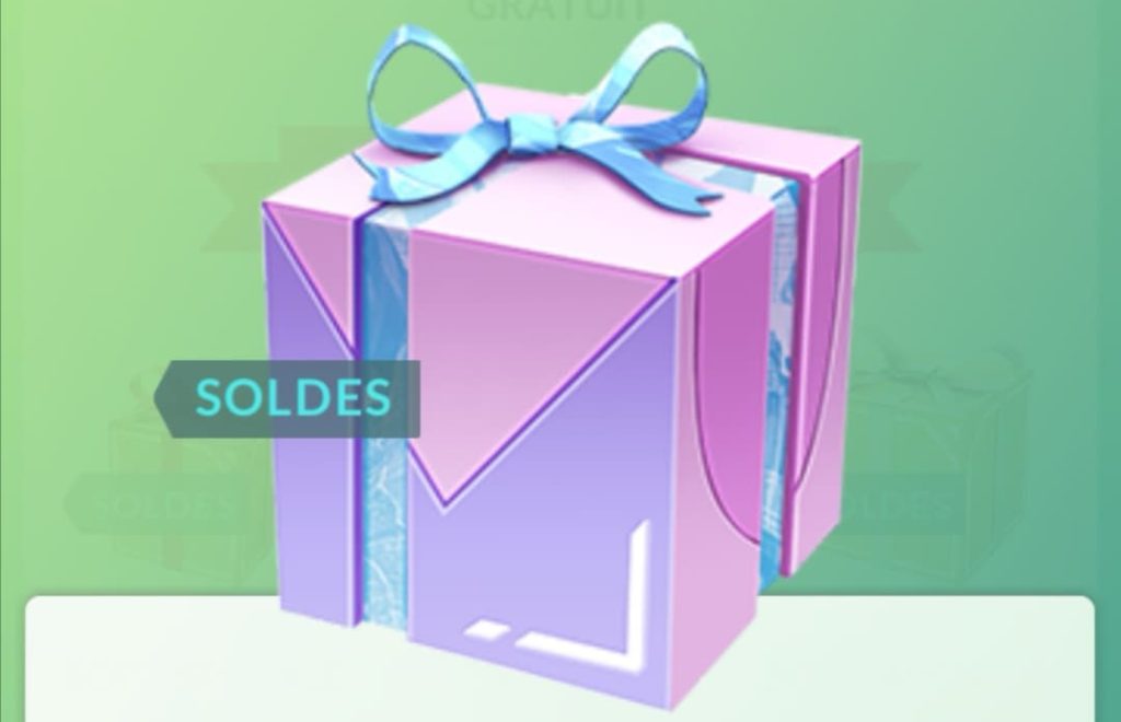 Boîte cadeau en promo sur Pokémon GO : Obtenez 1 Encens, 16 Baies Framby, 10 Baies Nanana