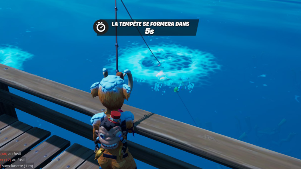 Fortnite : Attraper différents types de poissons pour organiser un rendez-vous de la Saint-Valentin à Poiscaille, défi et quête semaine 11