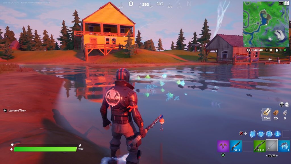 Fortnite : Relancer un poisson à l’eau, défi et quête semaine 12