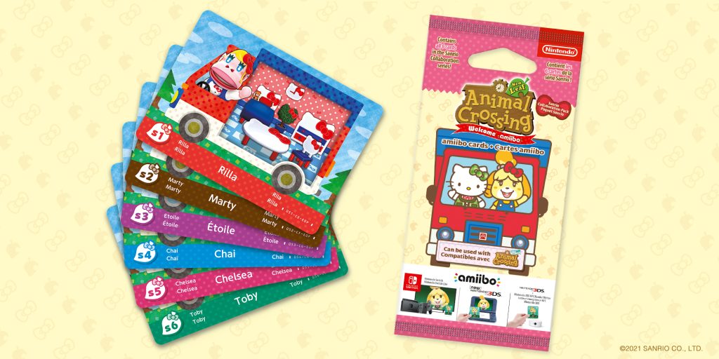 Amiibos SANRIO x Animal Crossing : nouveaux habitants dans un pack