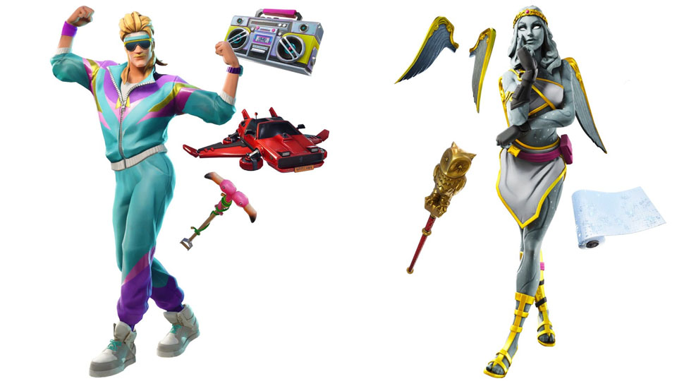 Skins Loeya et SquatingDog dans Fortnite