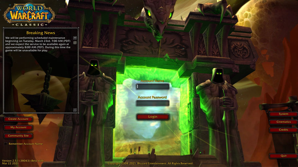 WoW Burning Crusade Classic : la beta TBC est disponible, les infos