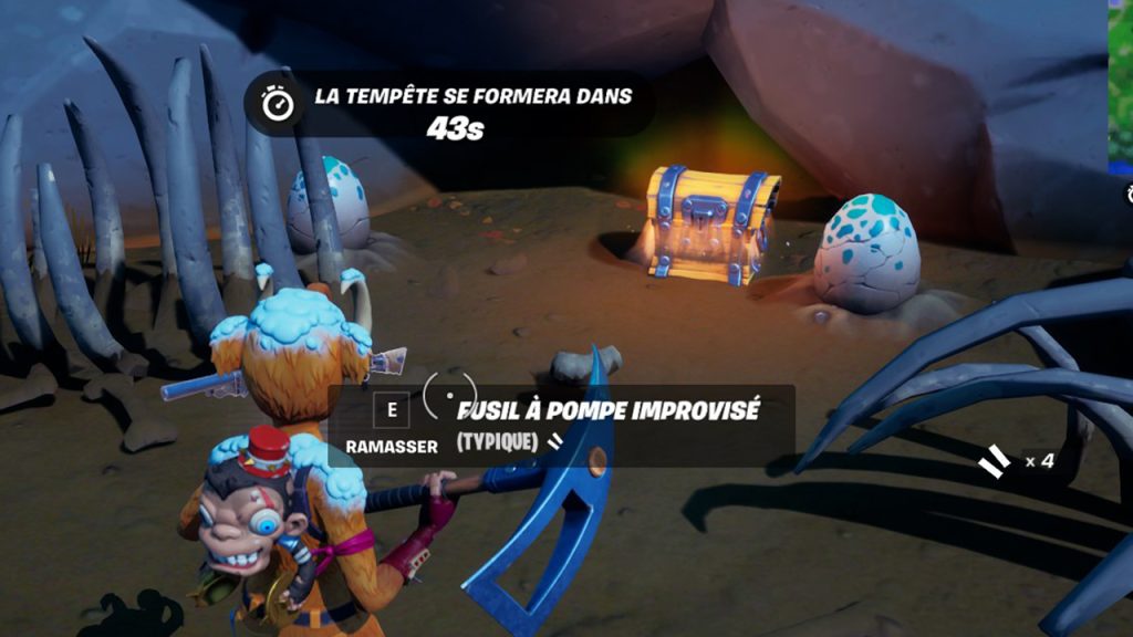 Fortnite : Ramasser des oeufs rebondissants cachés un peu partout sur l’île, défis saison 6