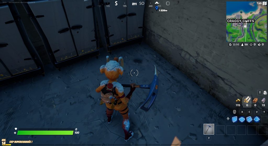 Fortnite : Ramasser des livres de recettes à Pleasant Park et Craggy Cliffs, défi et quête semaine 14