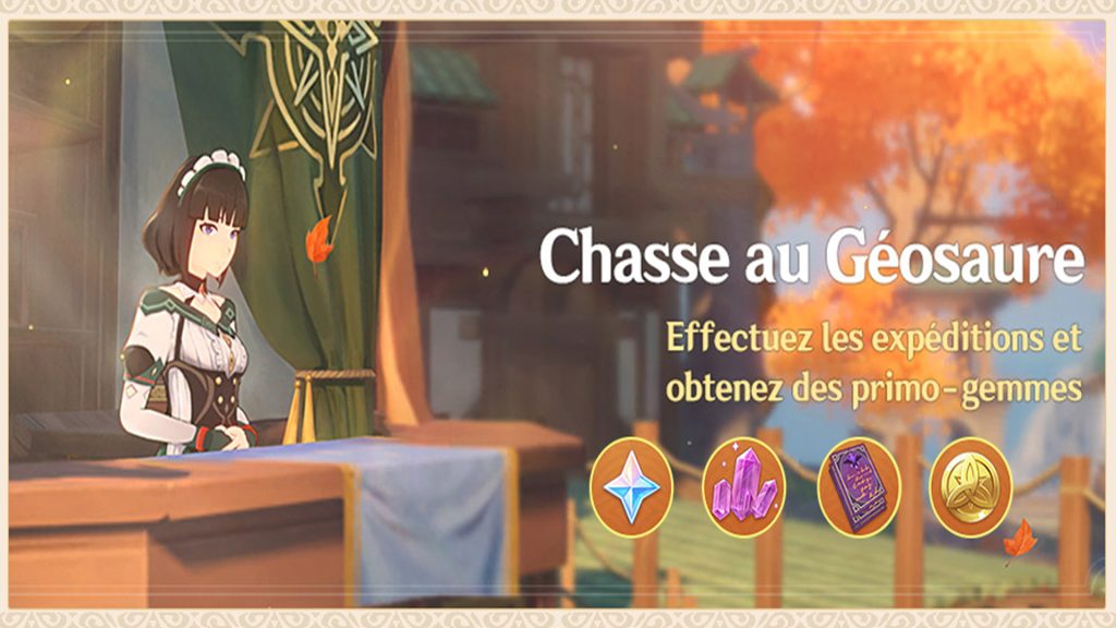 Chasse au Géosaure Genshin Impact, comment participer à l’événement ?