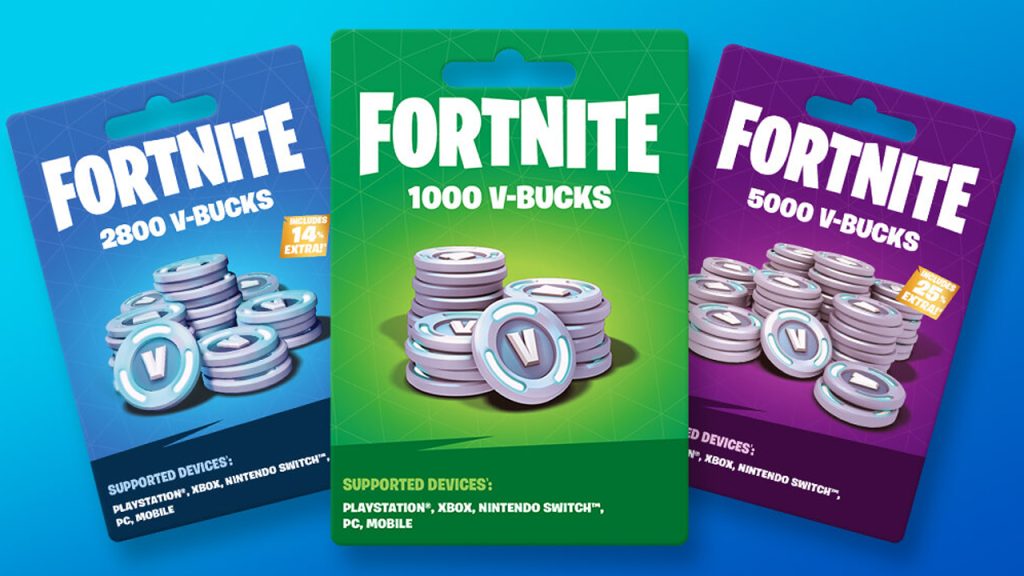 Carte de V Bucks Fortnite, où et comment en acheter en France ?