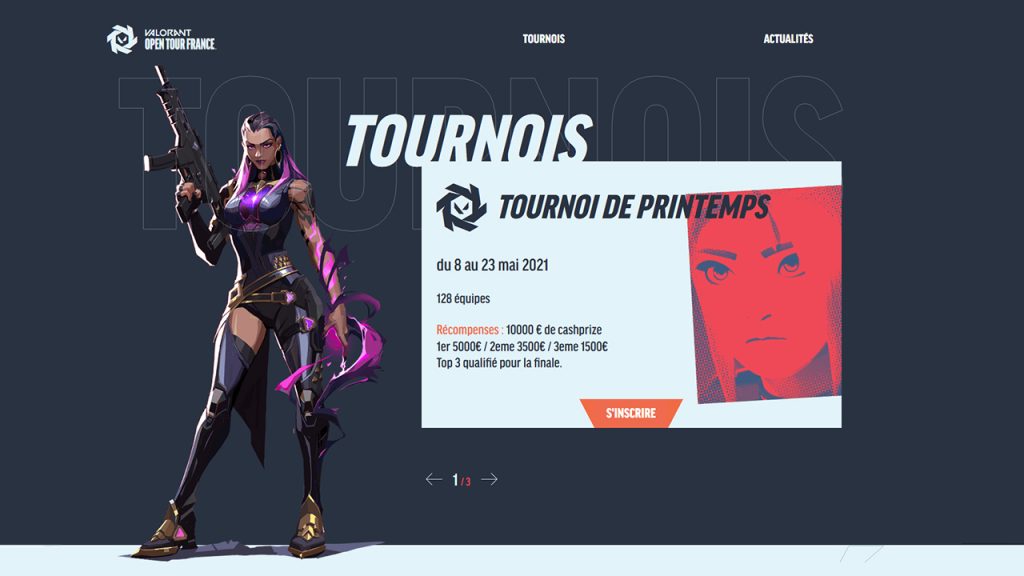 Valorant Open Tour France 2021, comment s’inscrire ?
