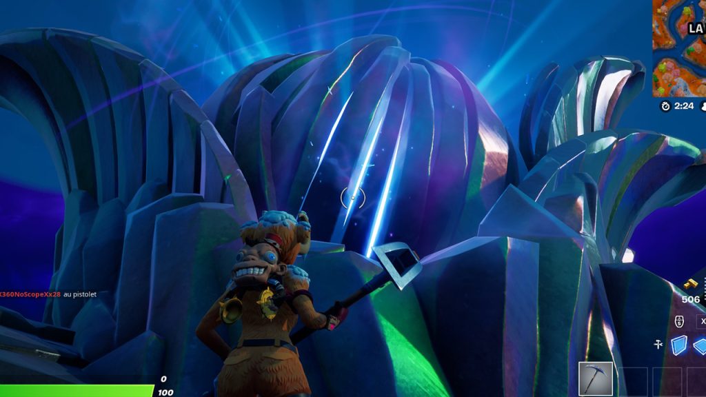 Visiter le Point Zéro dans Fortnite, défis saison 6