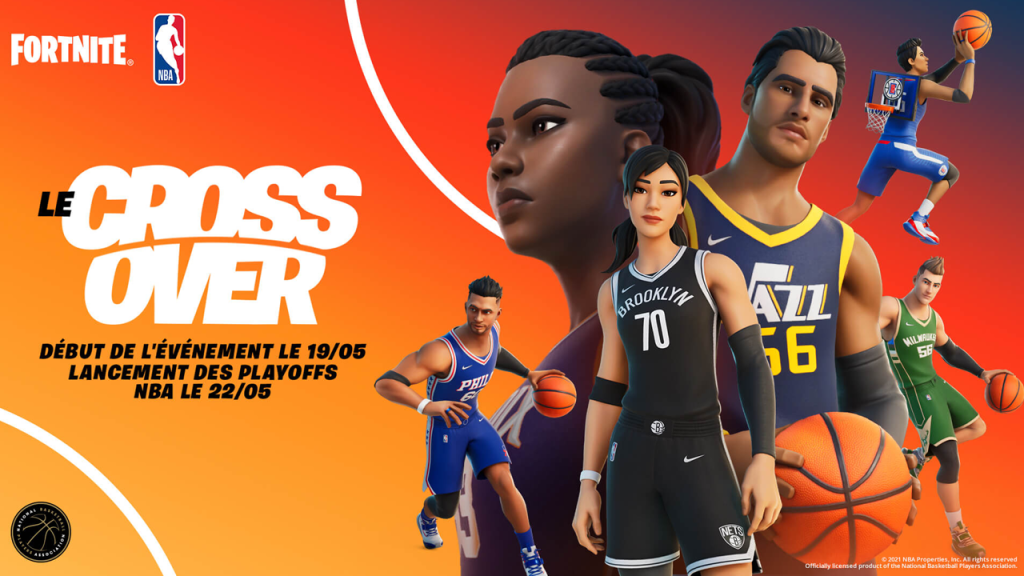 Skin NBA basketteur Fortnite, les tenues des équipes et joueurs