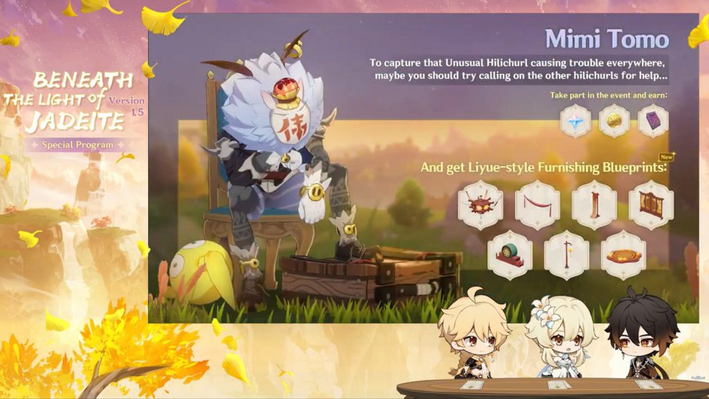 Mimi Tomo Genshin Impact, comment y participer ?