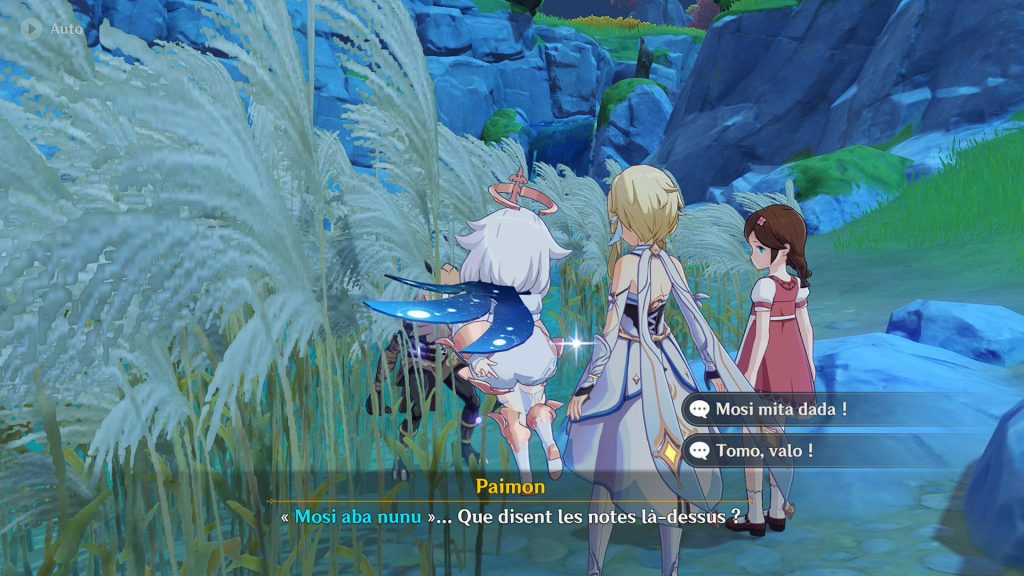 Mosi aba nunu Genshin Impact, que signifie la phrase ?