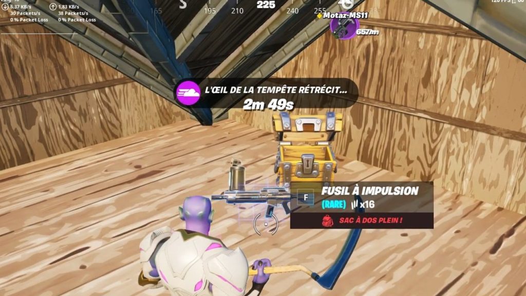 Fusil à impulsion Fortnite, où trouver l’arme pour le défi en saison 7 ?