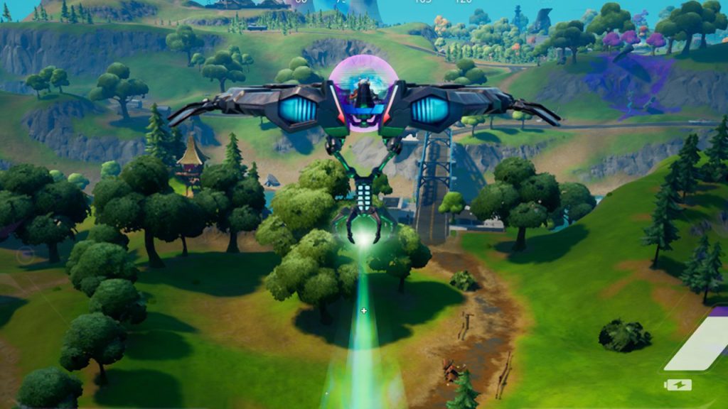 Soucoupe volante Fortnite, où et comment utiliser les vaisseaux spatiaux ?