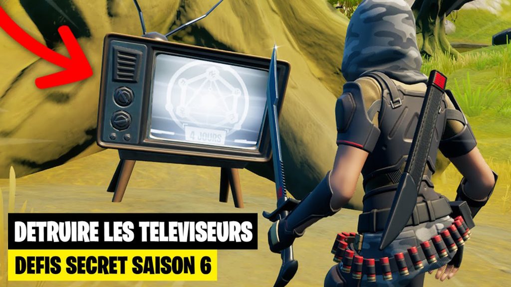 Fortnite : Détruire les téléviseurs inquiétants, comment compléter la quête en saison 6 ?