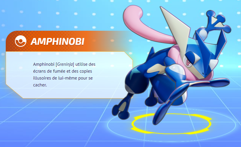 Amphinobi (Greninja) Pokemon Unite, meilleurs build, moves et objets