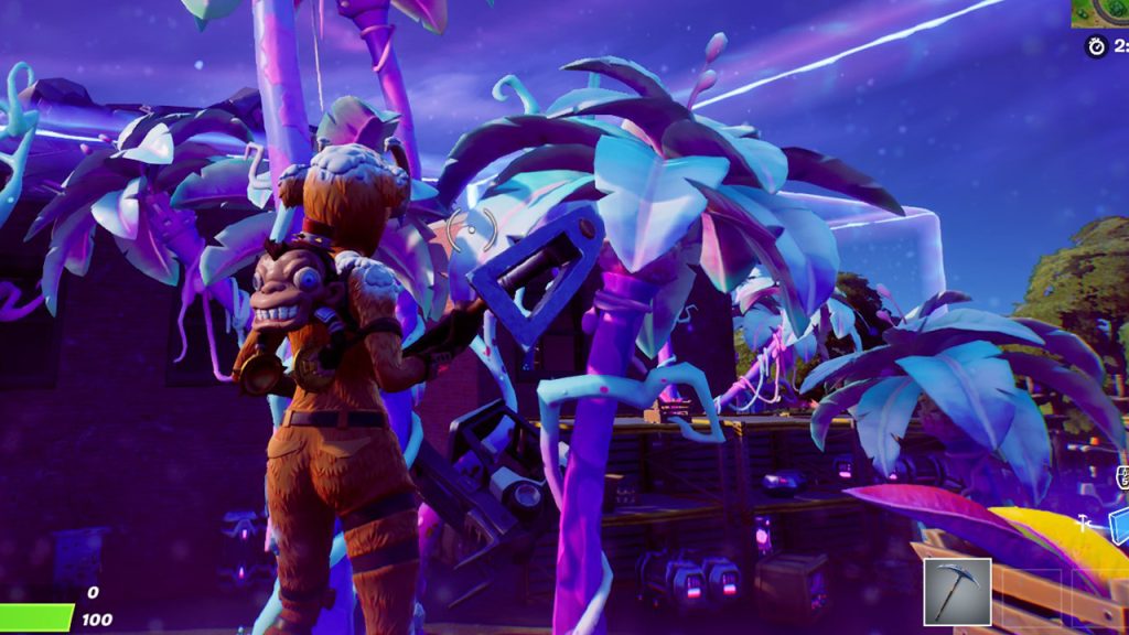 Détruire des arbres extraterrestres dans Fortnite, défi saison 7