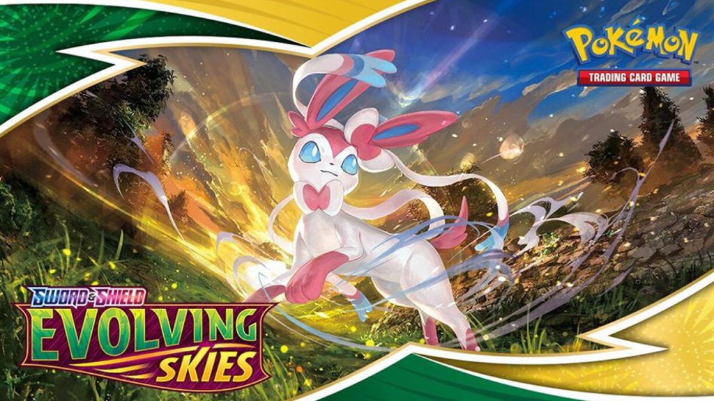 Evolution Céleste Pokémon, extension Epée et Bouclier du jeu de cartes