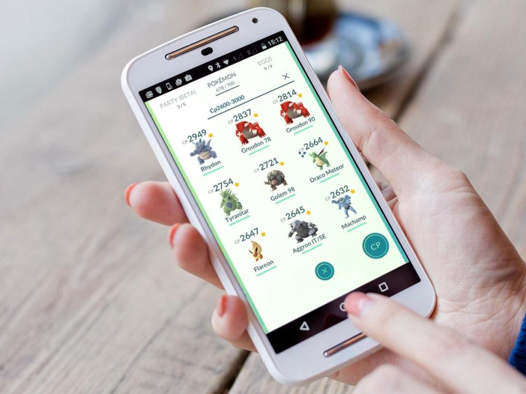 Mots clés sur Pokémon GO : les filtres du Pokédex