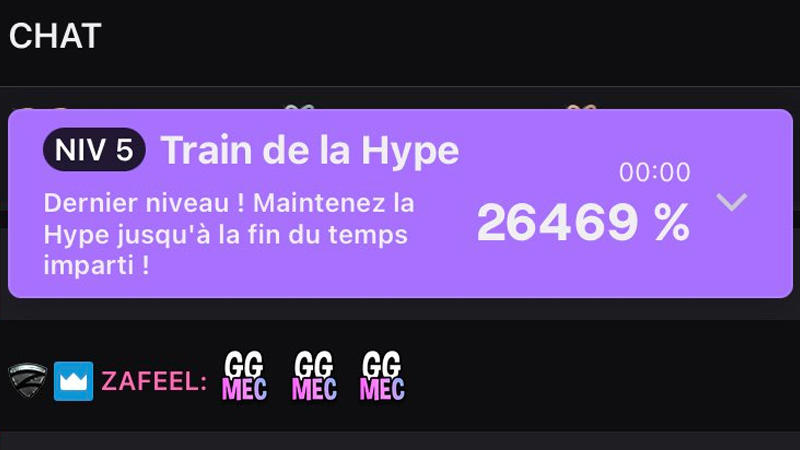 Record train de la hype Twitch, battu par Zod ?