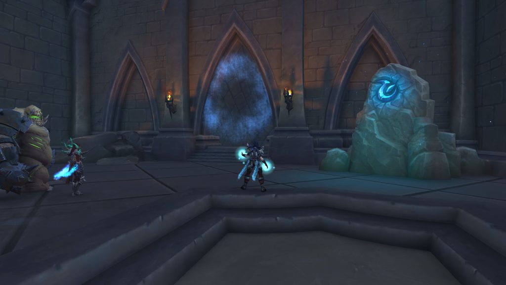 TP aux donjons de WoW dans Shadowlands, le HF héros mythique