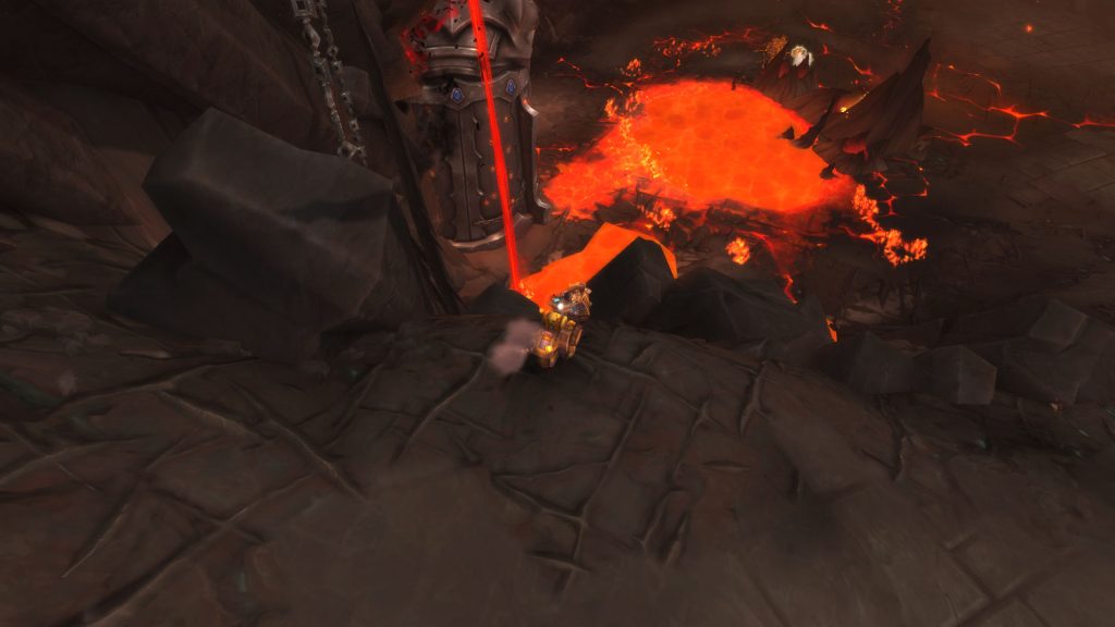 Une fin méritée WoW, Bug de la quête à l’Antre