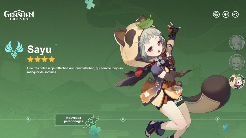 Nouveau perso Genshin Impact au patch 2.0, quels personnages vont sortir ?