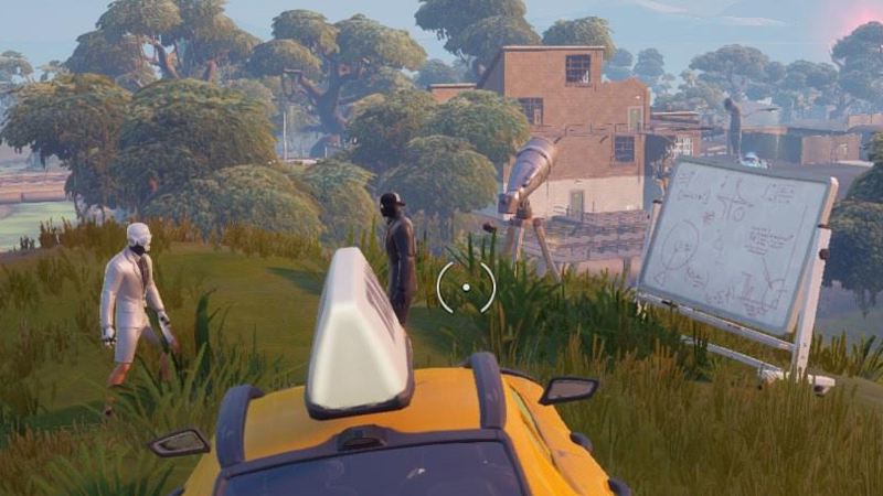 Infliger des dégâts à un adversaire au site d’enlèvement de Slurpy Swamp sur Fortnite, défi saison 7