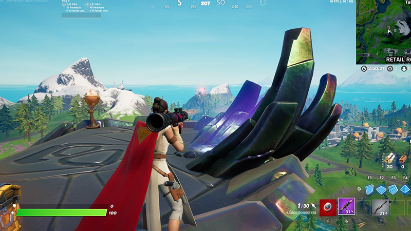 Visiter les tours gardiennes dans Fortnite, défi saison 7