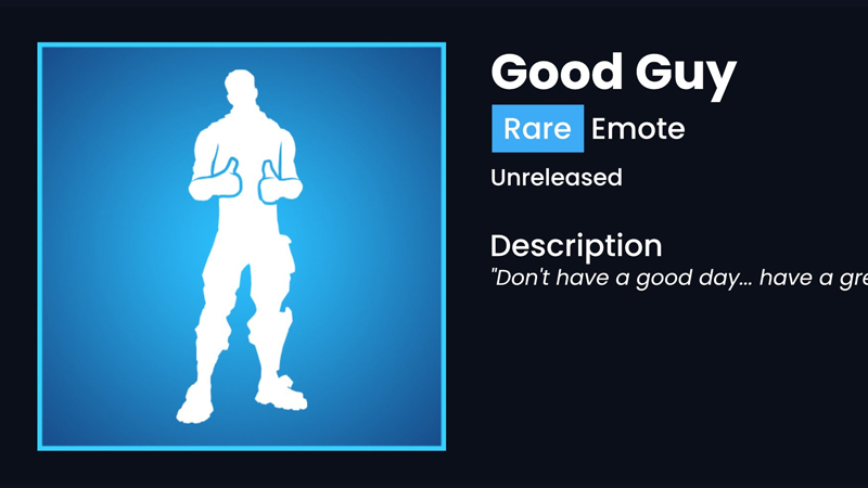Utiliser l’emote de Good Guy près d’un adversaire sur Fortnite, défi
