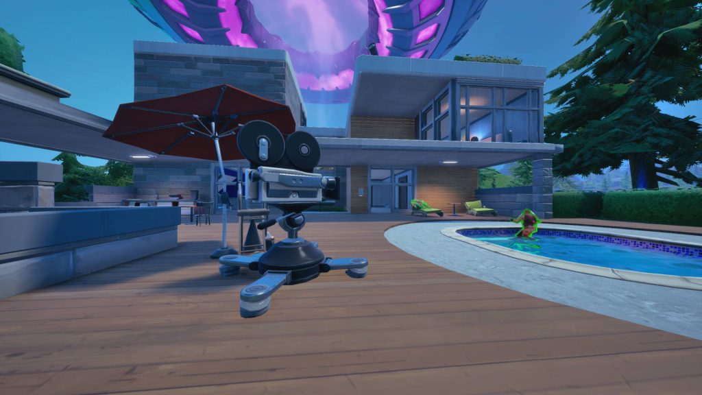 Placer des caméras à différents sites d’atterrissage de vaisseaux dans Fortnite, défi saison 7
