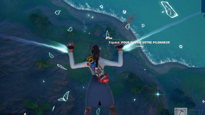 Activer une faille achetée auprès d’un personnage dans Fortnite, défi saison 7