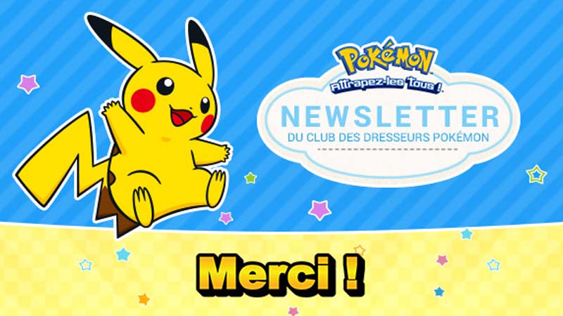 Newsletter Club des dresseurs Pokémon, comment s’y inscrire ?