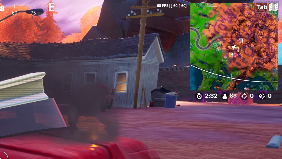 Danser sur des sites de crash extraterrestre dans Fortnite, saison 8