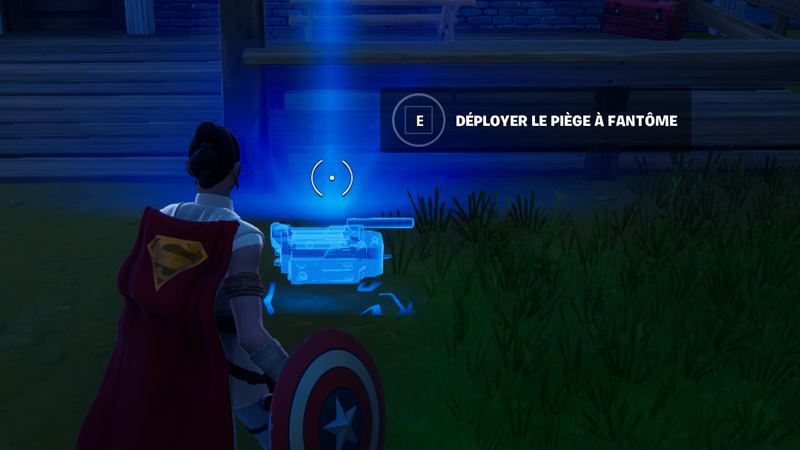 Déployer un piège à fantômes dans Fortnite, défi Pro du confinement saison 8