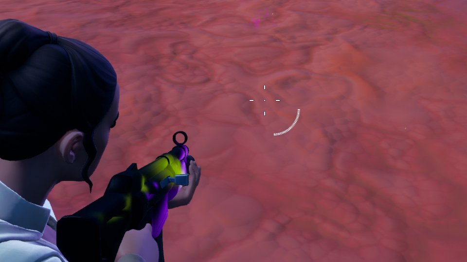 Détruire l’amas corrompu et tous les fragments corrompus, défi Fortnite saison 8 de Jonesy Obscur