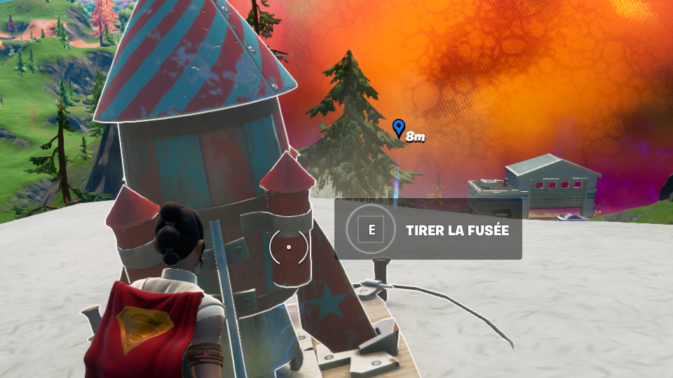 Fortnite : Tirer des fusées éclairantes, défi Ariana Grande saison 8